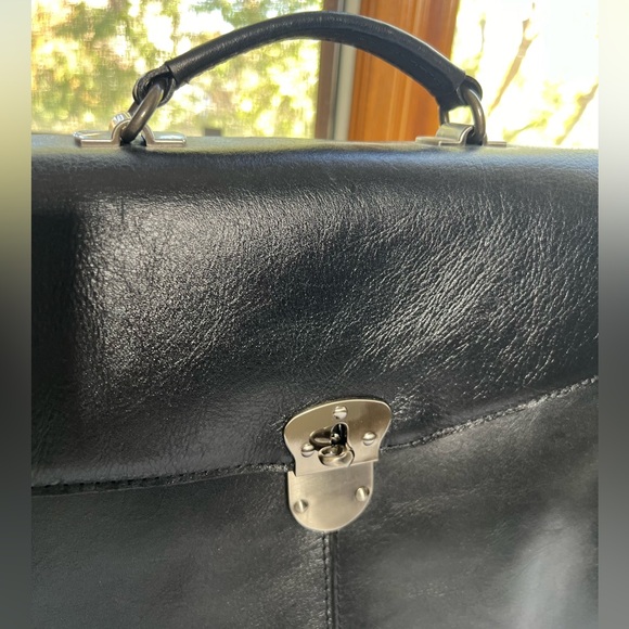 Patricia Nash Brailes Leather Satchel Bag 🖤 - Picture 5 of 9